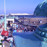 view of Artist quarter from upper promenade.